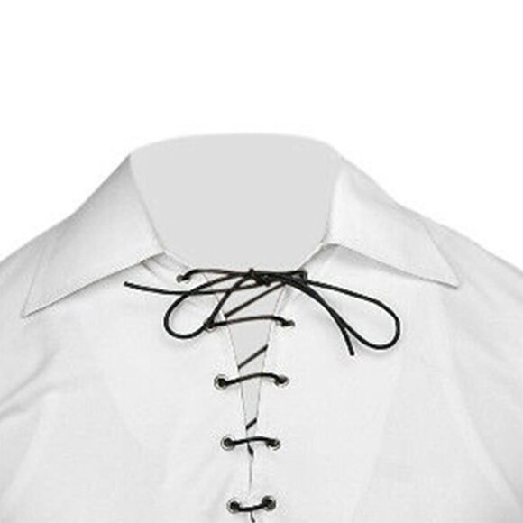 Mens Summer Shirt Cool White Cotton Shirt Breathable shirt For Summer - Picture 4 of 7